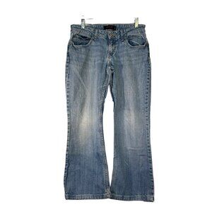 Levis 528 Curvy Cut Womens Jeans Size 13M Light Blue Denim Straight Leg
